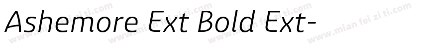 Ashemore Ext Bold Ext字体转换